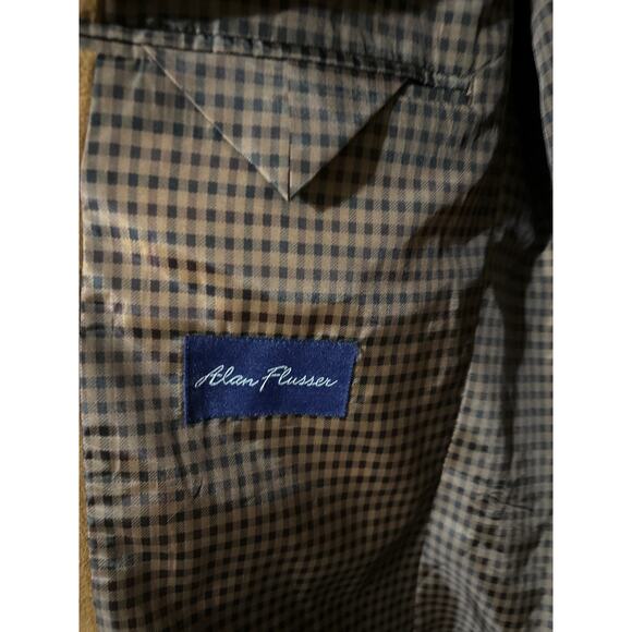 Alan Flusser Faux Suede Blazer Jacket XL - Picture 6 of 6